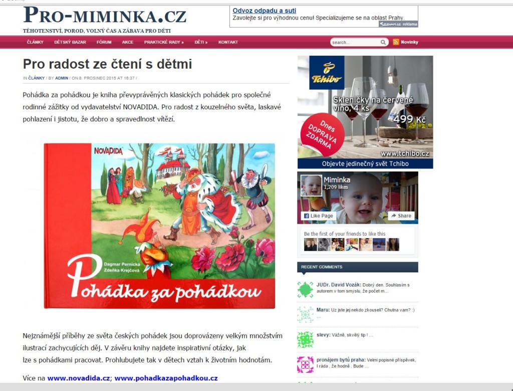 web - pro miminka.cz